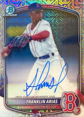 2025 Bowman Mega Box #BMA-FA Chrome Prospect Auto