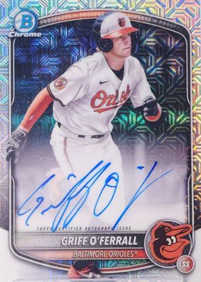 2025 Bowman Mega Box #BMA-GO Chrome Prospect Auto