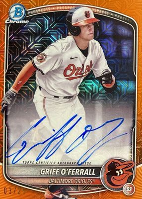 Griff O'Ferrall 2024 Bowman Draft #CPA-GO Chrome DP Auto