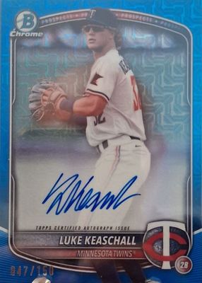 2025 Bowman Mega Box #BMA-LK Chrome Prospect Auto - Blue Refractor /150