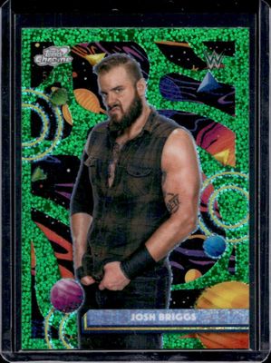 2026 Topps Cosmic Chrome WWE #126 Green Space Dust Refractor /75