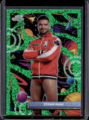 2026 Topps Cosmic Chrome WWE #32 Green Space Dust Refractor /75