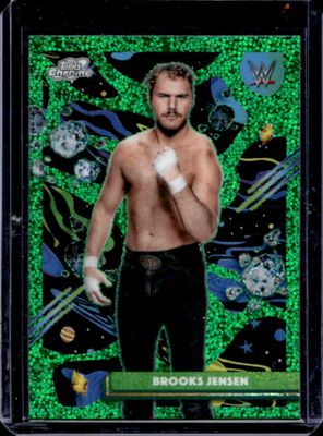 2026 Topps Cosmic Chrome WWE #104 Green Space Dust Refractor /75