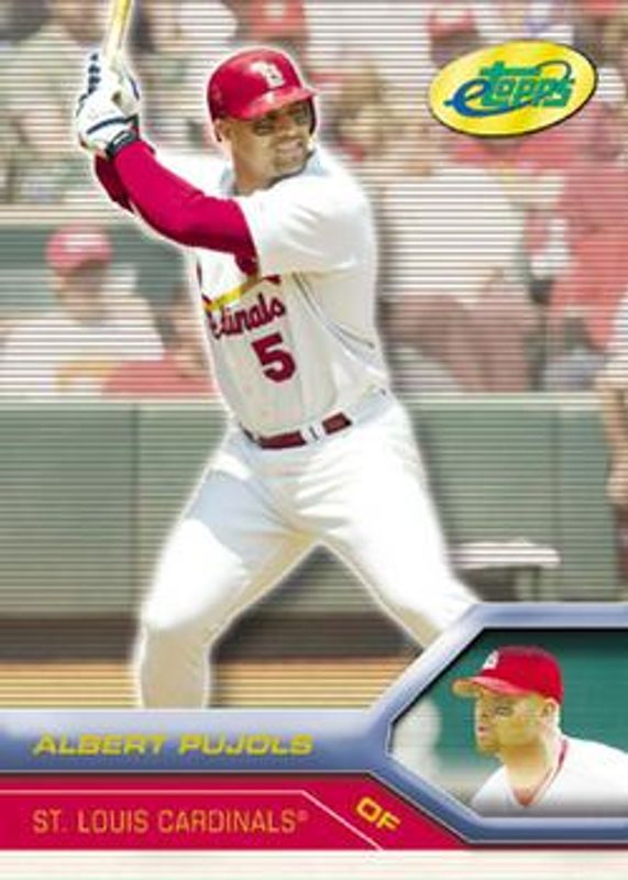 Albert Pujols 2005 eTopps #33 Base RAW