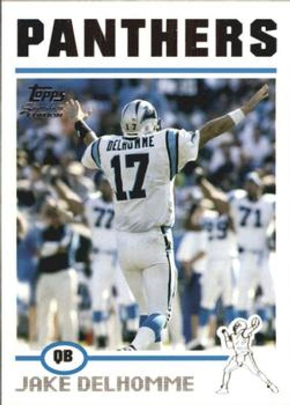Jake Delhomme 2004 Topps Signature #6 Base /499 RAW