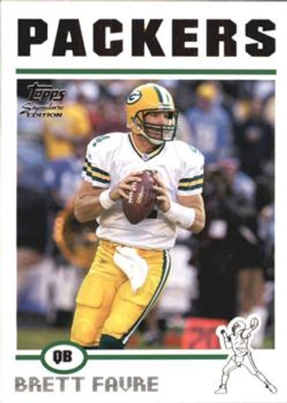 Brett Favre 2004 Topps Signature #50 Base /499 RAW