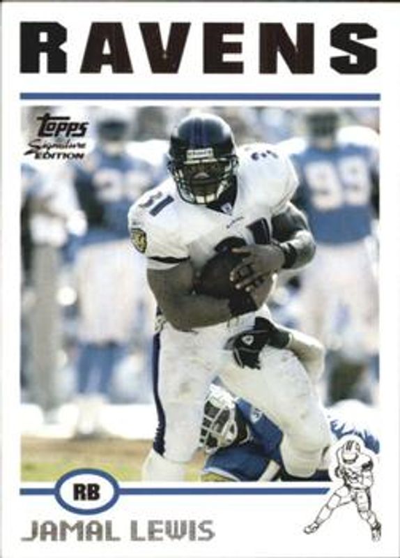 Jamal Lewis 2004 Topps Signature #20 Base /499 RAW