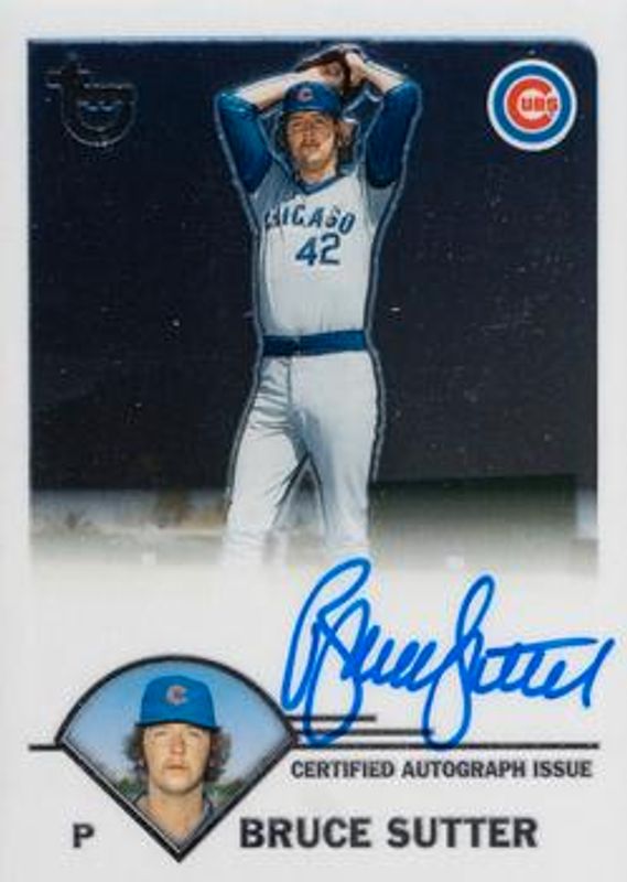 Bruce Sutter 2003 Topps Retired Signature Edition #TA-BSU Autographs RAW