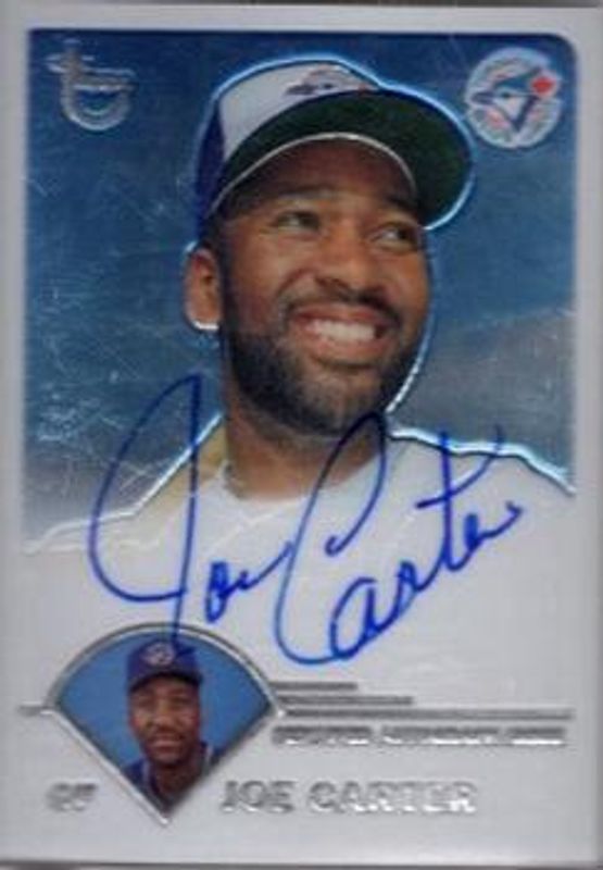 Joe Carter 2003 Topps Retired Signature Edition #TA-JC Autographs RAW