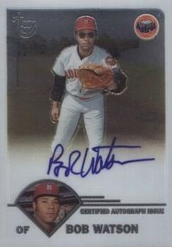 Bob Watson 2003 Topps Retired Signature Edition #TA-BW Autographs RAW