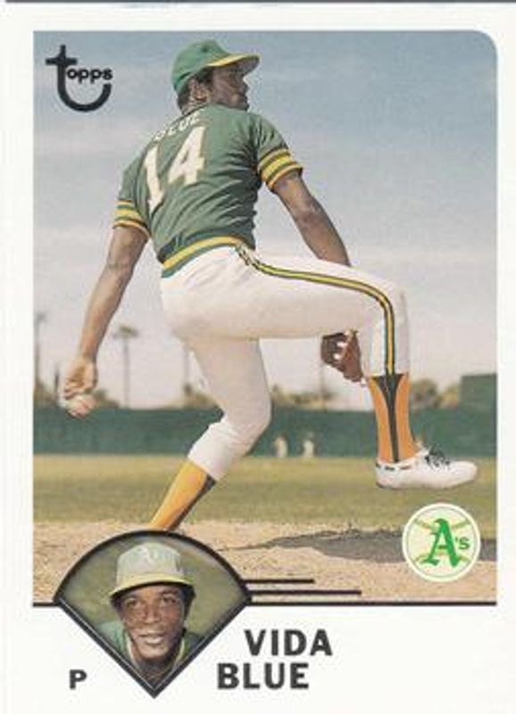 Vida Blue 2003 Topps Retired Signature Edition #31 Base RAW