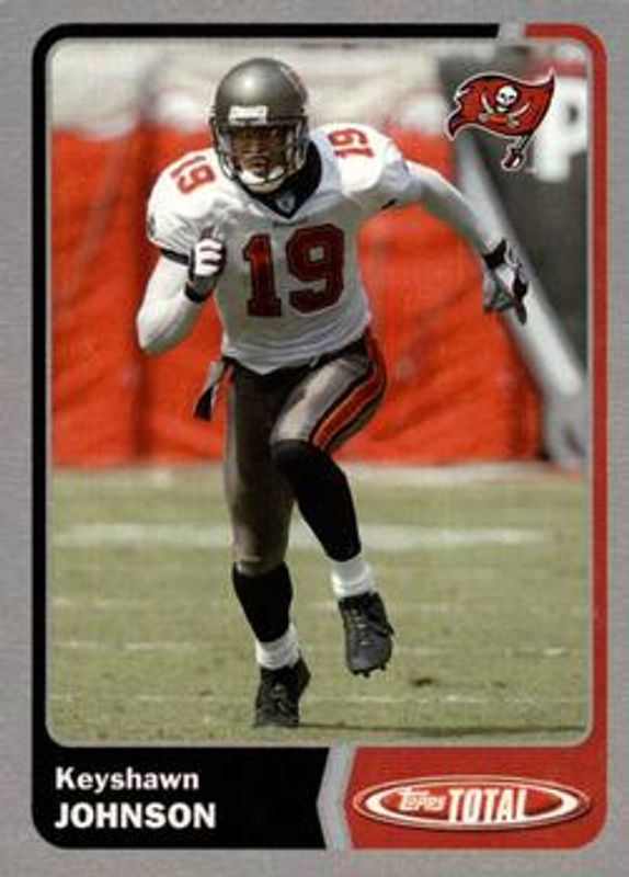 Keyshawn Johnson 2003 Topps Total #190 Silver RAW