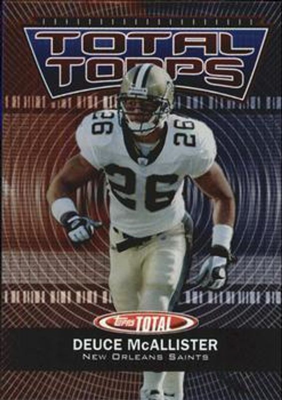 Deuce McAllister 2003 Topps Total #TT12 Total Topps RAW