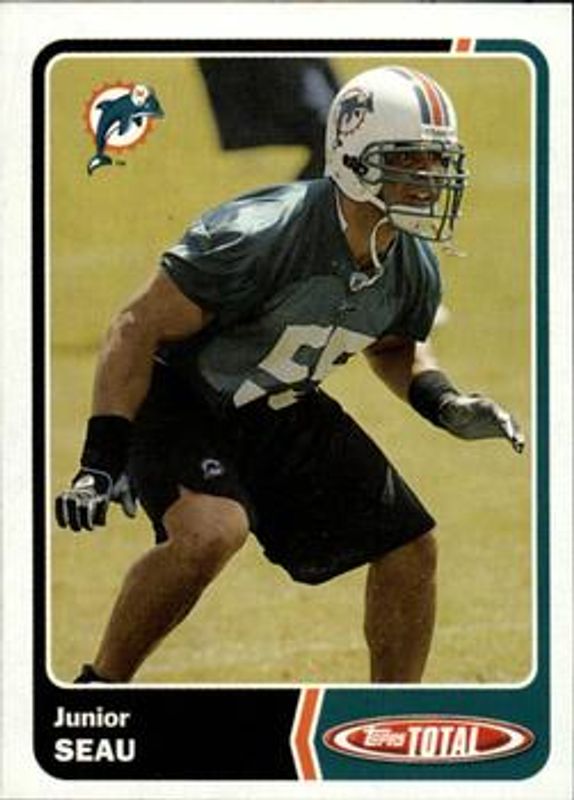 Junior Seau 2003 Topps Total #218 Base RAW
