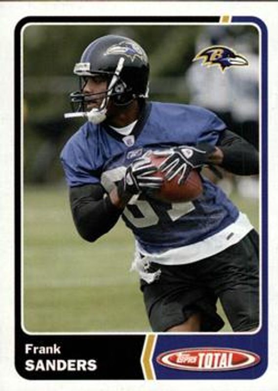 Frank Sanders 2003 Topps Total #96 Base RAW