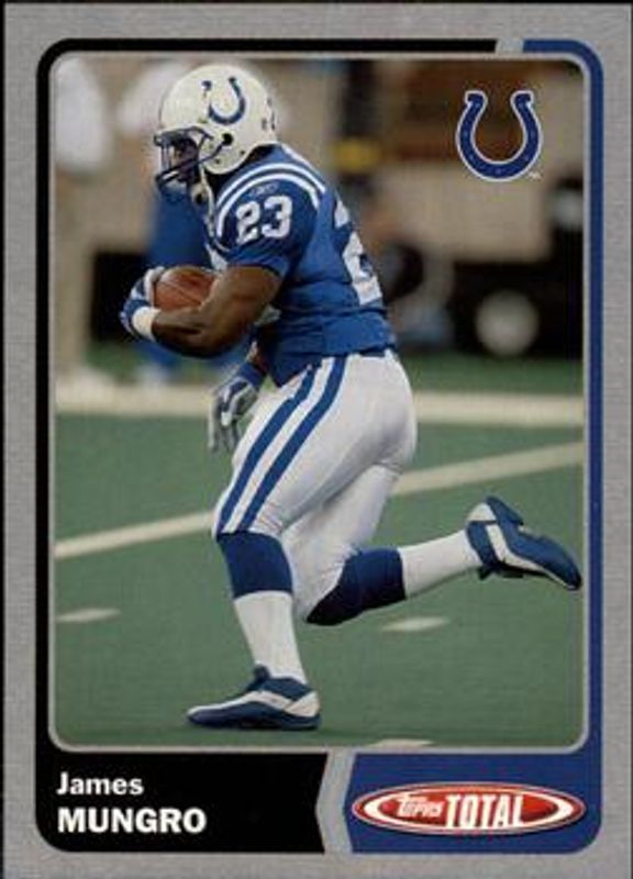 James Mungro 2003 Topps Total #15 Silver RAW