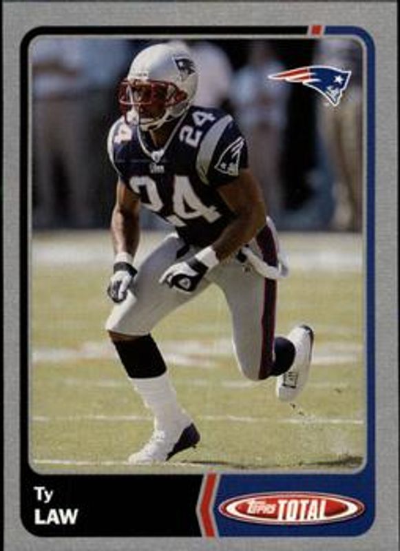 Ty Law 2003 Topps Total #51 Silver RAW