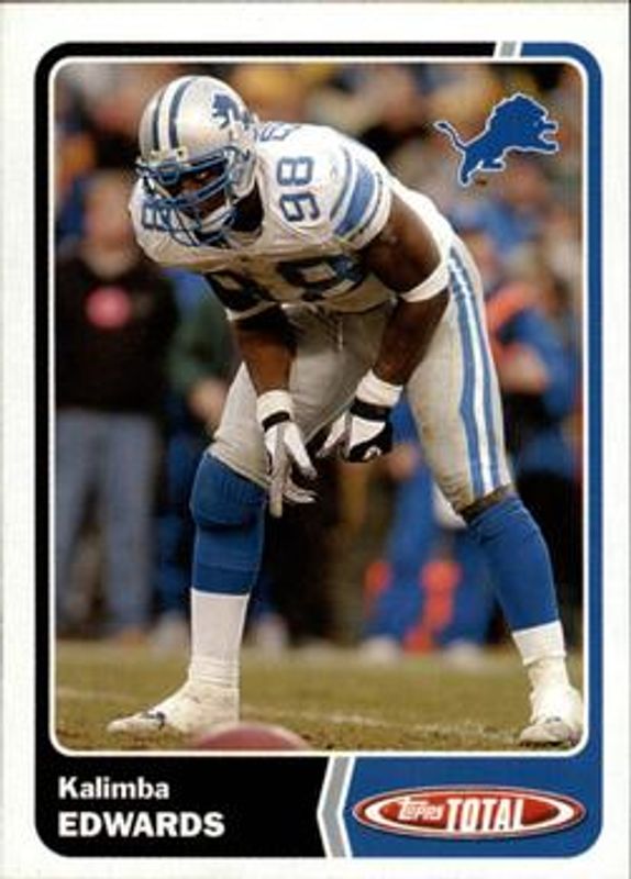 Kalimba Edwards 2003 Topps Total #203 Base RAW