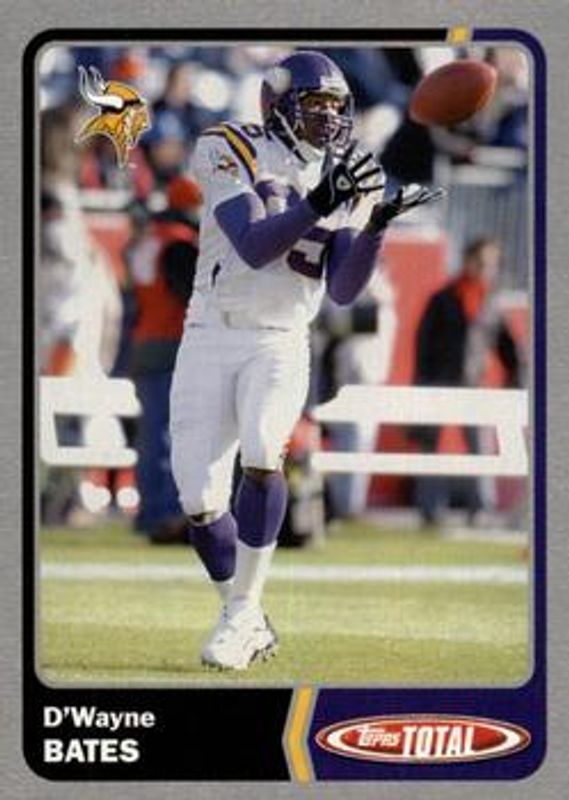 D Wayne Bates 2003 Topps Total #178 Silver RAW