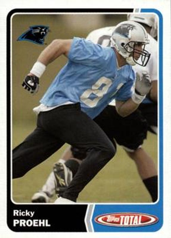 Ricky Proehl 2003 Topps Total #133 Base RAW