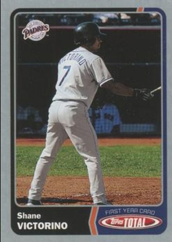 Shane Victorino 2003 Topps Total #906 Silver Rookie RAW