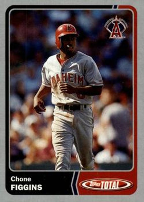 Chone Figgins 2003 Topps Total #694 Silver RAW