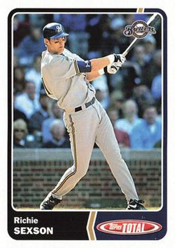 Richie Sexson 2003 Topps Total #765 Base RAW