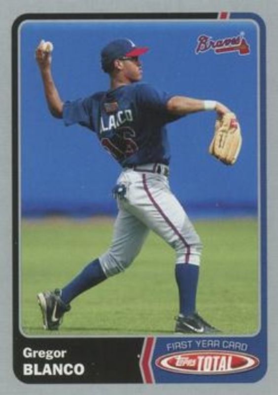Gregor Blanco 2003 Topps Total #923 Silver RAW