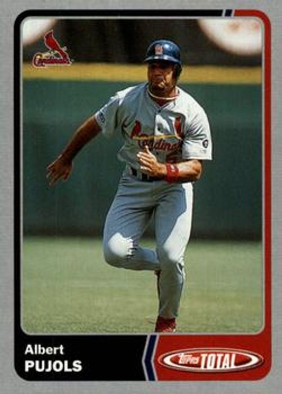 Albert Pujols 2003 Topps Total #808 Silver RAW