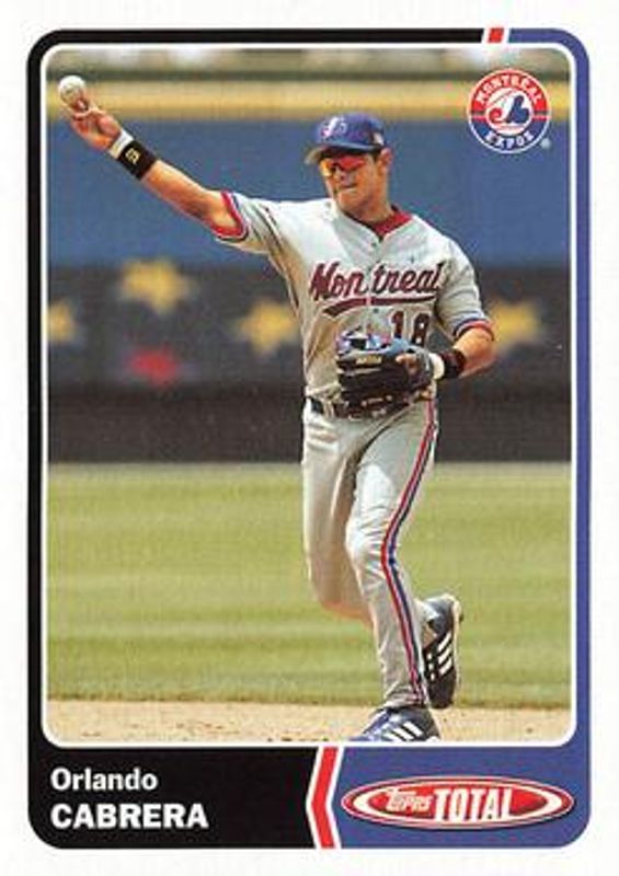 Orlando Cabrera 2003 Topps Total #850 Base RAW