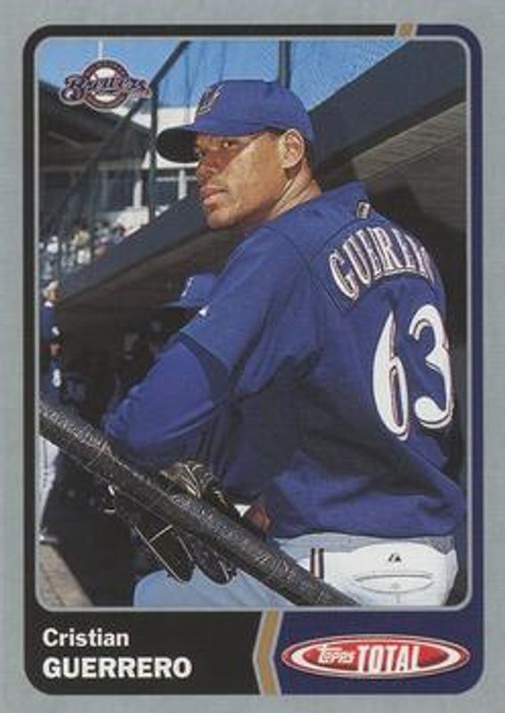 Cristian Guerrero 2003 Topps Total #115 Silver RAW