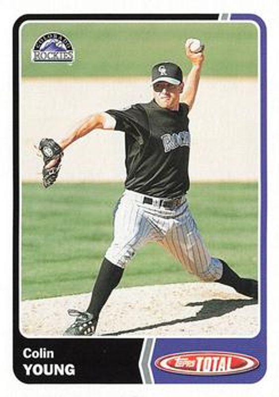 Colin Young 2003 Topps Total #827 Base RAW