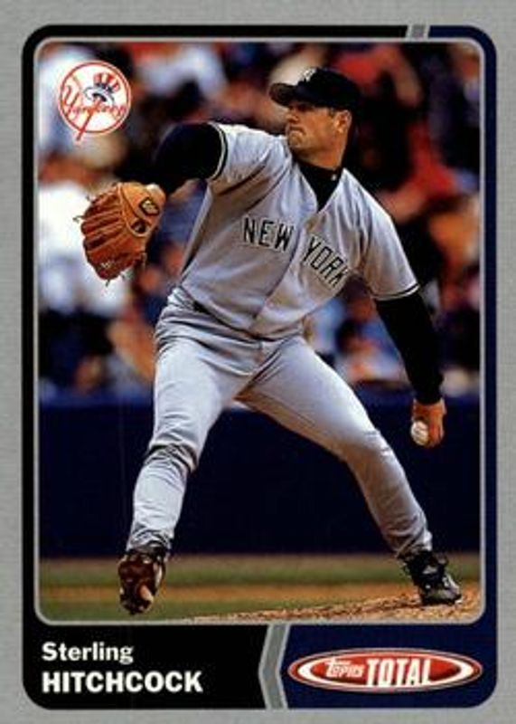 Sterling Hitchcock 2003 Topps Total #582 Silver RAW