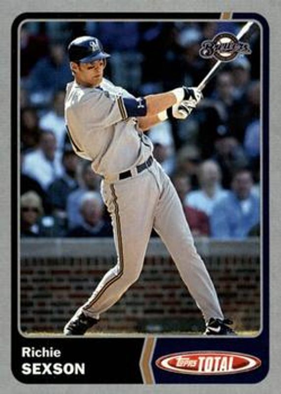 Richie Sexson 2003 Topps Total #765 Silver RAW