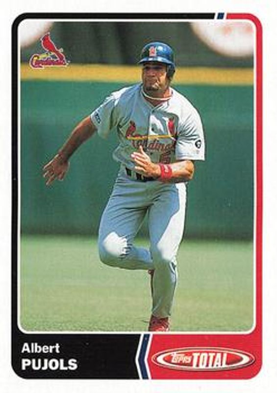 Albert Pujols 2003 Topps Total #TTC27 Team Checklist RAW