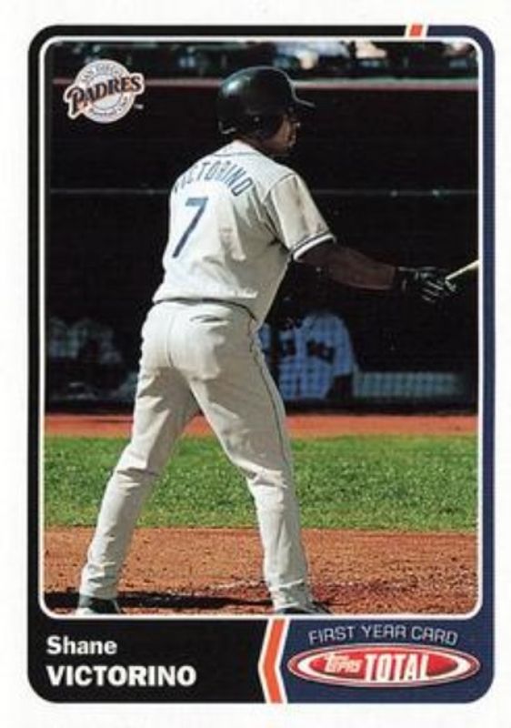 Shane Victorino 2003 Topps Total #906 Base Rookie RAW