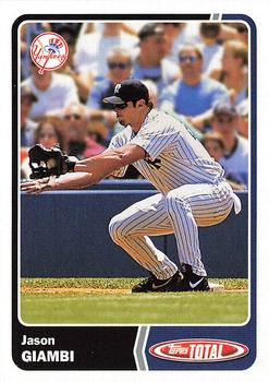 Jason Giambi 2003 Topps Total #121 Base Price Guide - Sports Card Investor