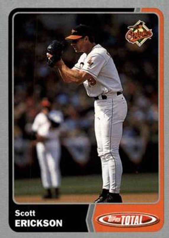 Scott Erickson 2003 Topps Total #764 Silver RAW