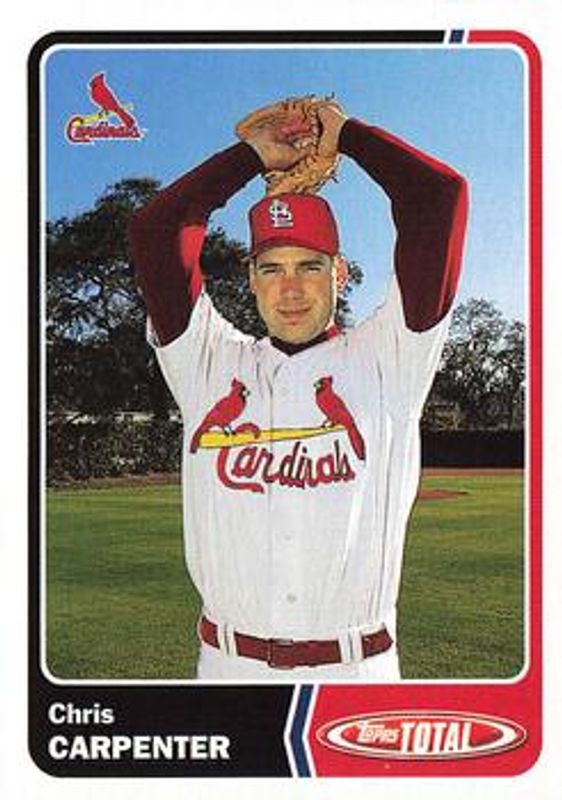 Chris Carpenter 2003 Topps Total #158 Base RAW