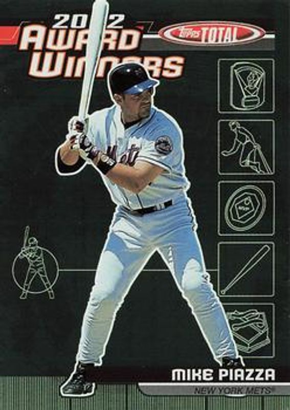Mike Piazza 2003 Topps Total #AW7 Award Winners RAW