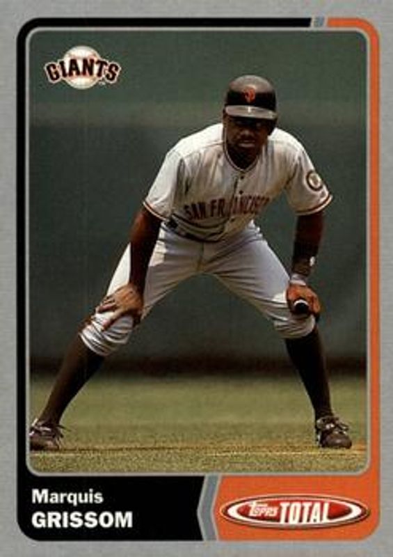 Marquis Grissom 2003 Topps Total #291 Silver RAW