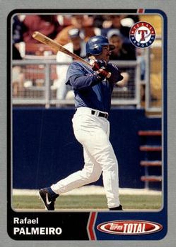Rafael Palmeiro 2003 Topps Total #569 Silver RAW