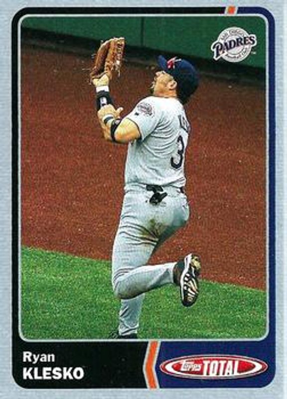 Ryan Klesko 2003 Topps Total #44 Silver RAW