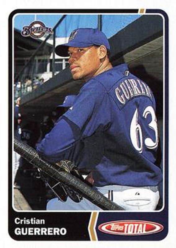 Cristian Guerrero 2003 Topps Total #115 Base RAW