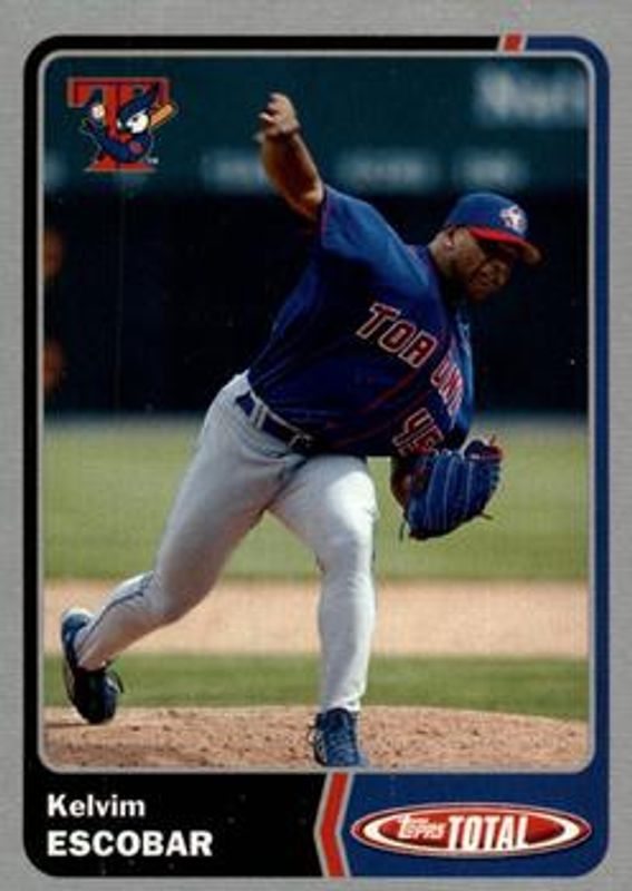 Kelvim Escobar 2003 Topps Total #755 Silver RAW