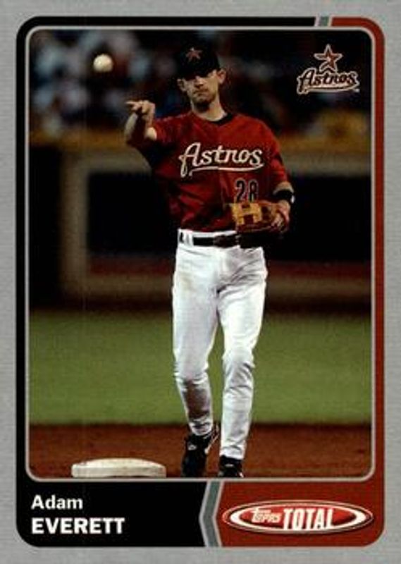 Adam Everett 2003 Topps Total #27 Silver RAW