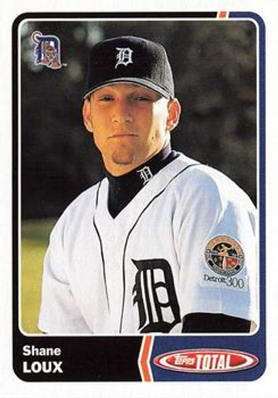 Shane Loux 2003 Topps Total #467 Base RAW