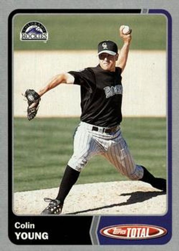 Colin Young 2003 Topps Total #827 Silver RAW