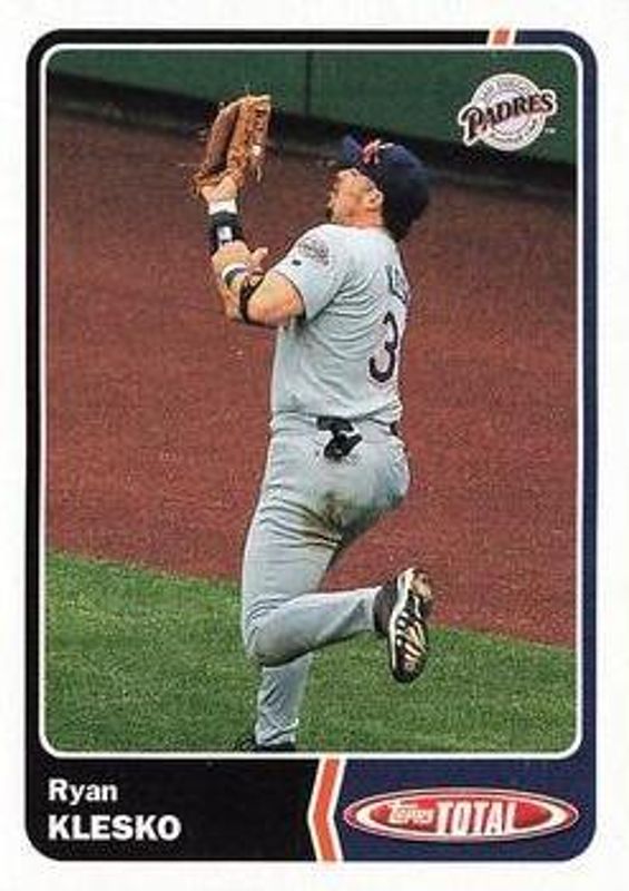 Ryan Klesko 2003 Topps Total #TTC24 Team Checklist RAW