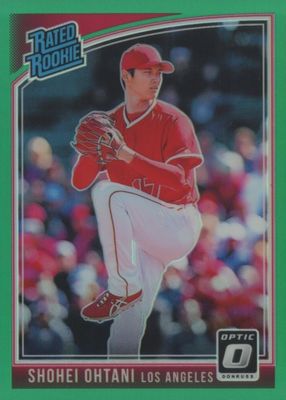 2018 Optic #176 Rated Rookie Variation - Green /5